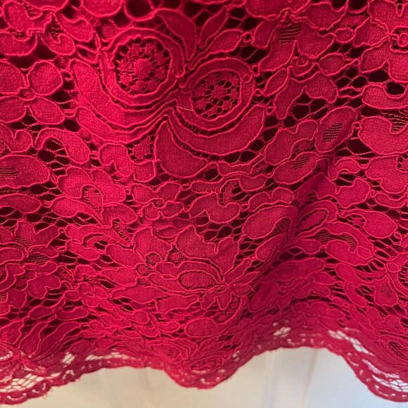 NEW Lauren Ralph Lauren Red Dress - Size 0 - Picture 3 of 6